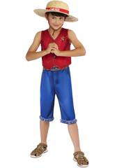 Dguisement enfant One Piece Monkey D. Luffy taille L