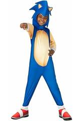 Dguisement enfant Sonic The Hedgehog taille S avec capuche
