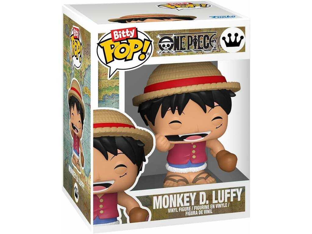Funko Bitty Pop One Piece Pack 4 avec Luffy