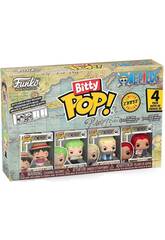 Funko Bitty Pop One Piece Pack 4 com Luffy