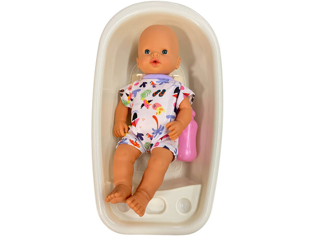 Cucosito Pack Carro de Muñecas con Muñeca bebé Pipí de 32 cm y Accesorios