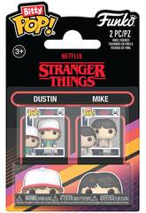 Funko Bitty Pop Stranger Things Pack 2 com Dustin e Mike