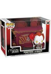 Funko Pop Town IT Welcome To Derry Figura Pennywise com Carrinho