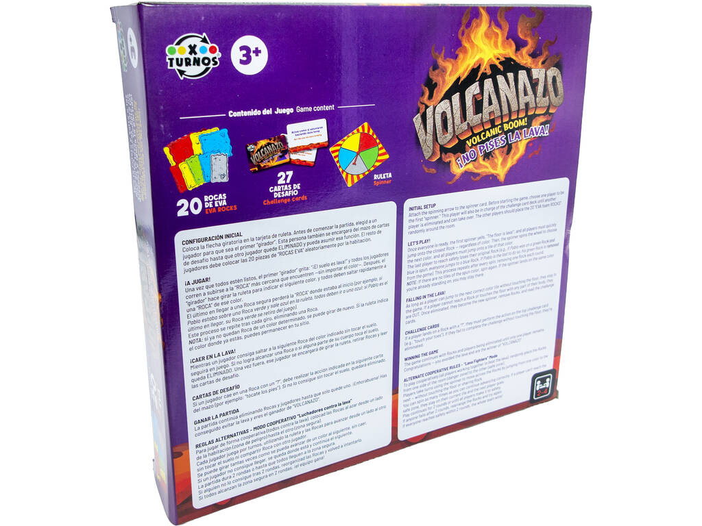 Volcanazo Ne marchez pas sur la lave !