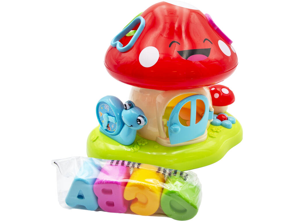 Maisonnette champignon d'apprentissage avec lumière et sons