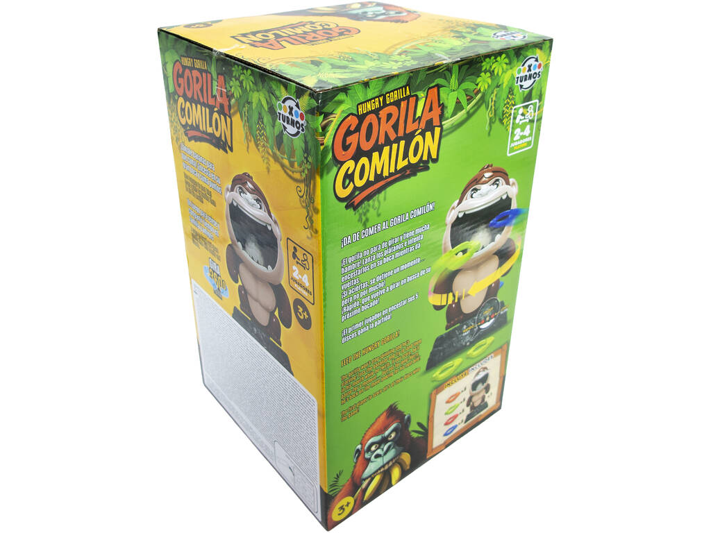 Gorille glouton avec 20 anneaux