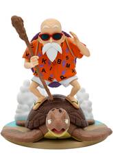 Dragon Ball History Box Figurine Maître Roshi avec tortue de 12 cm