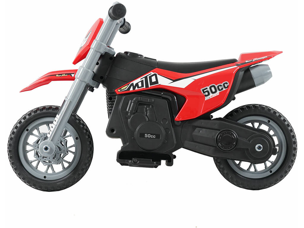 Trotteur moto rouge pour enfant