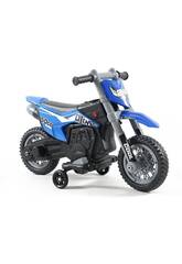 Moto a Bateria Azul 6V com Rodinhas