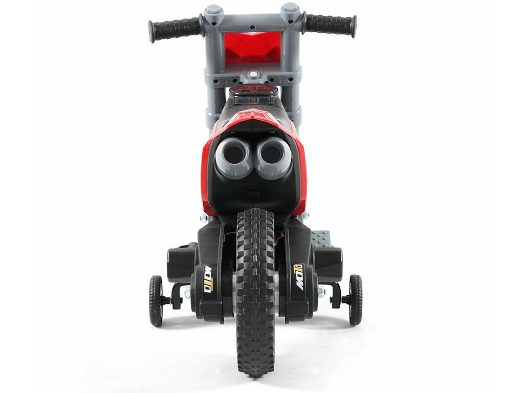 Moto a Batería Roja de 6V con 3 Ruedas