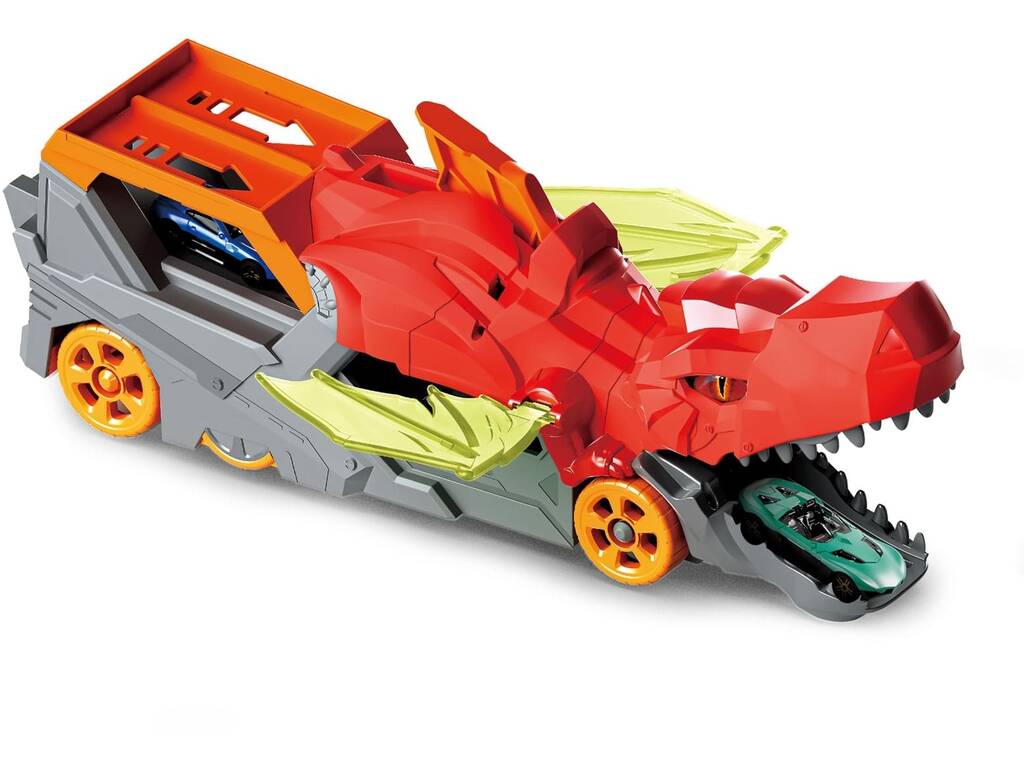 Dragon Shuttle Vehicle Rouge avec 2 voitures