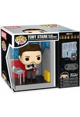 Funko Pop Nooks Marvel Iron Man Figur Tony Stark in der Garage