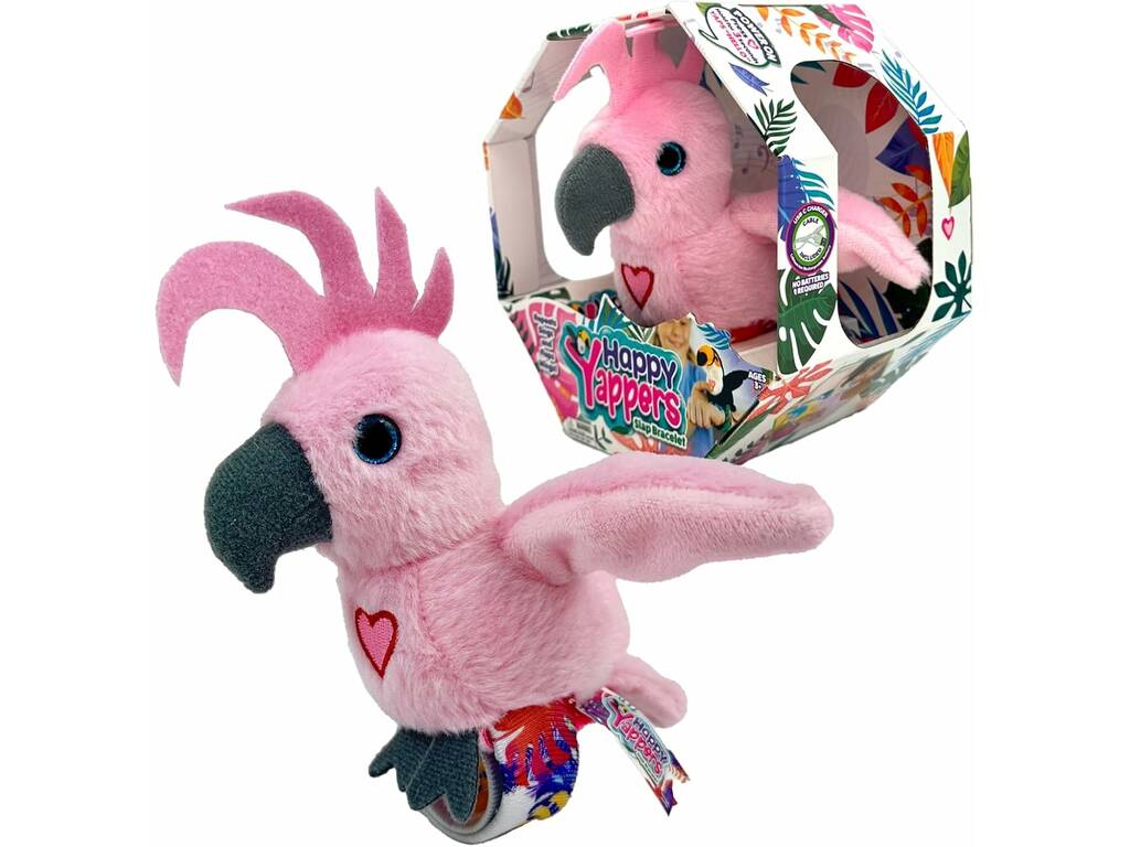 Happy Yappers Peluche Pulseira Slap de 12 cm