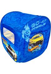 Hot Wheels Casa de Tela Infantil Dobrável com Janela de 92x73x70 cm