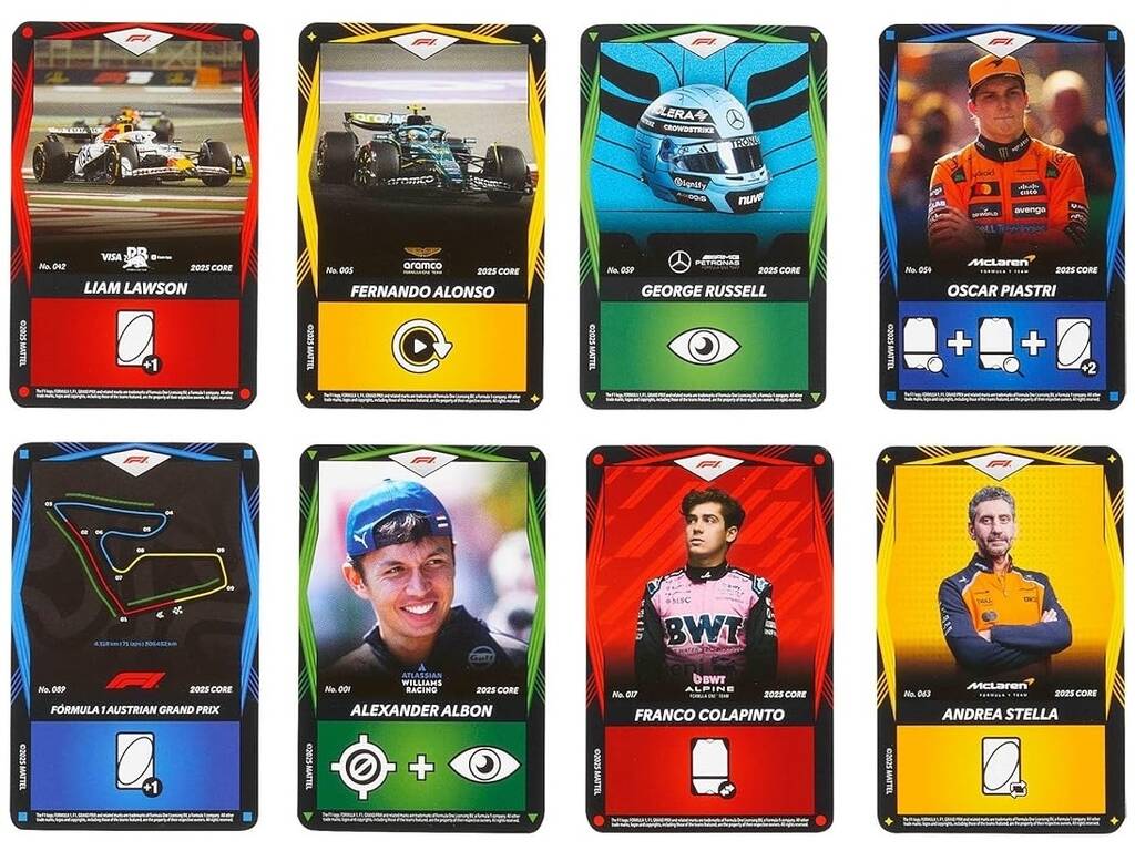 UNO Elite Formula 1 Pack de 3 pochettes 2025 Core Edition