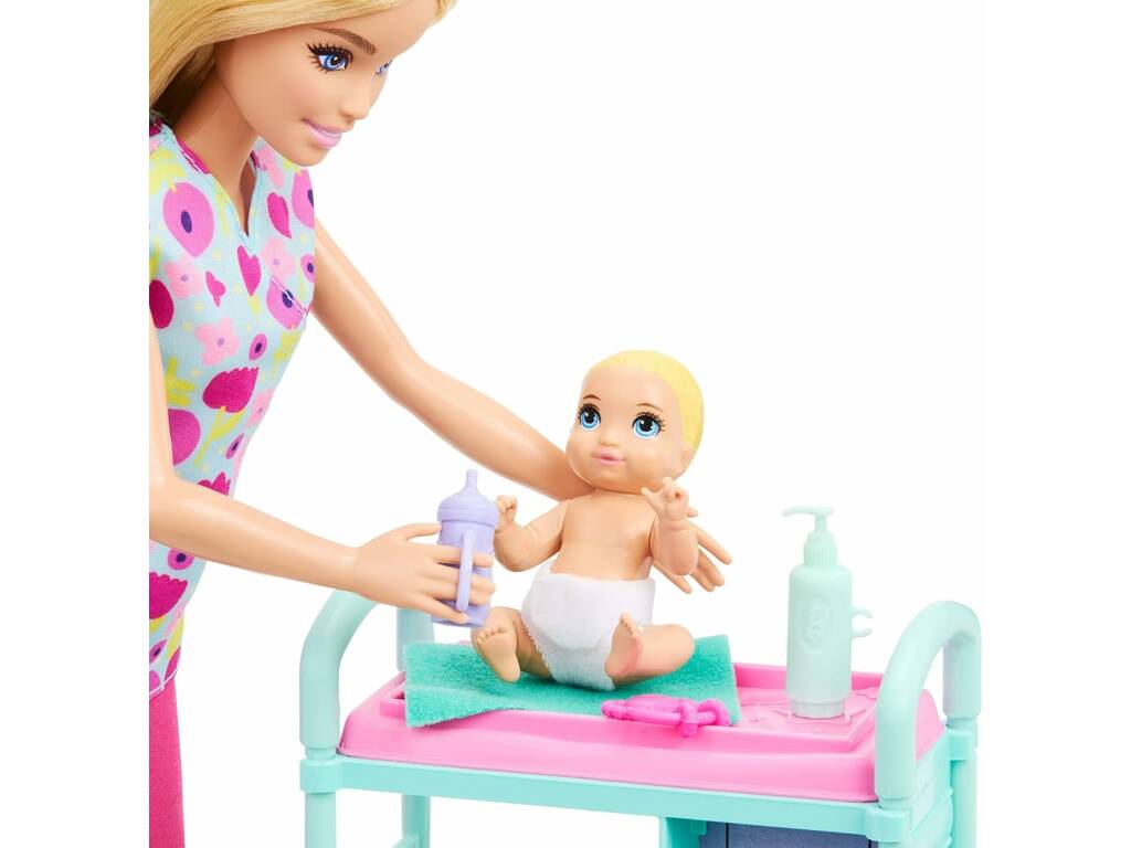 Barbie Kinderärztin mit 2 Babys und Zubehör