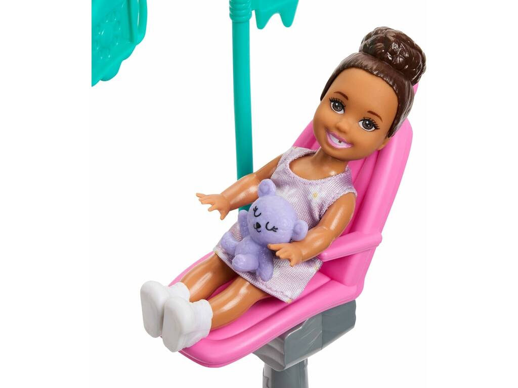 Barbie Tu peux être une poupée dentiste avec accessoires