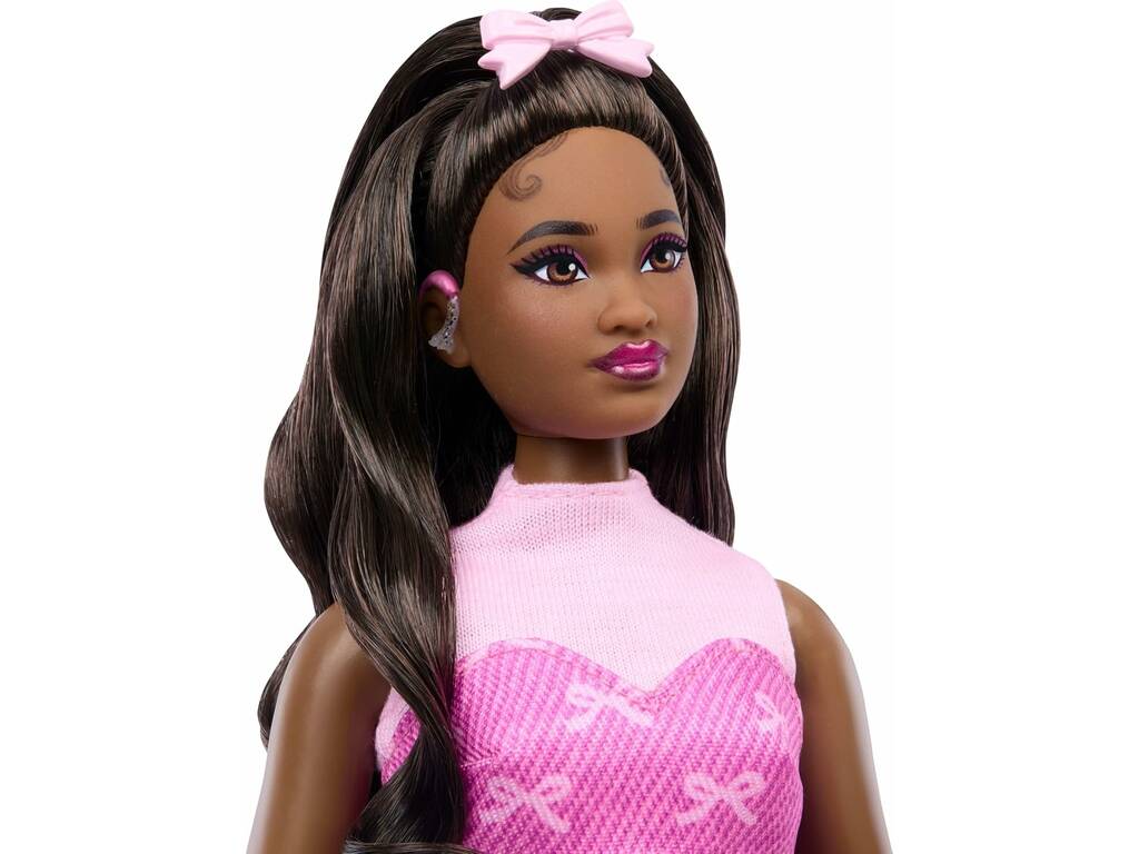 Barbie Deluxe Style Bambola con gonna rosa
