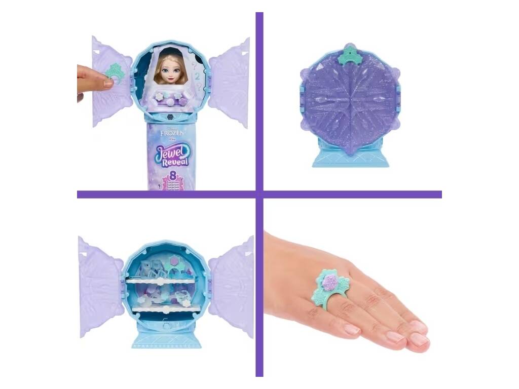 Poupée Elsa Disney Frozen Jewel Reveal avec accessoires