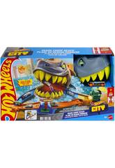 Hot Wheels City Plage du Requin Mâchoire avec véhicule