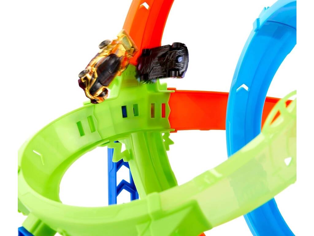 Hot Wheels Stunt Tracks Ciclone de Lançamento Rápido