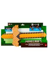 Minecraft Espada Pico Transformación 2 en 1
