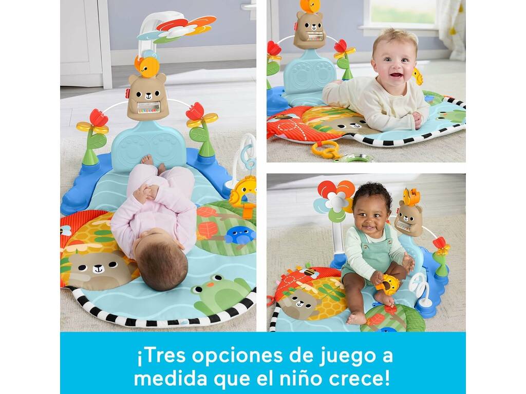 Fisher Price Ginásio de Atividades 3 em 1 Patadinhas e Baloiço