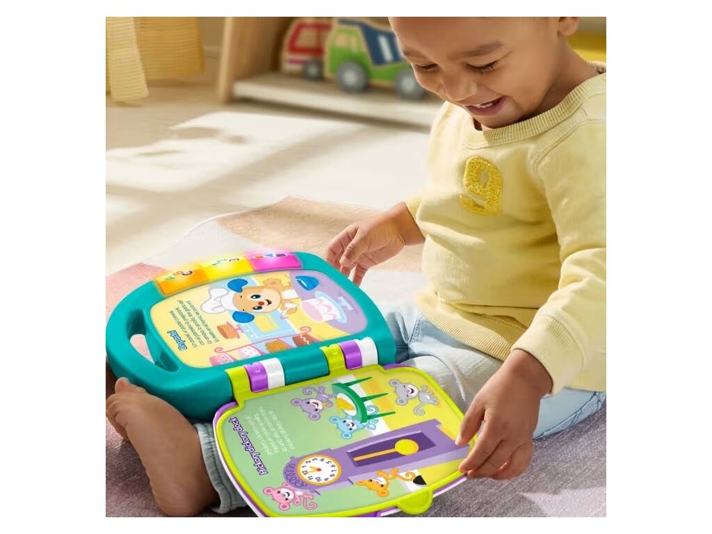 Fisher Price Ríe y Aprende Cancionero Libro Interactivo de Aprendizaje