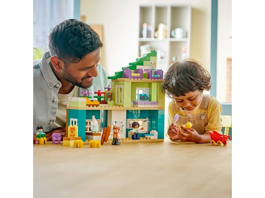 Lego Duplo Casa Familiar Moderna 3 em 1 com Figuras