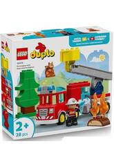 Lego Duplo Camião de Bombeiros com Mangueira e Bombeiros