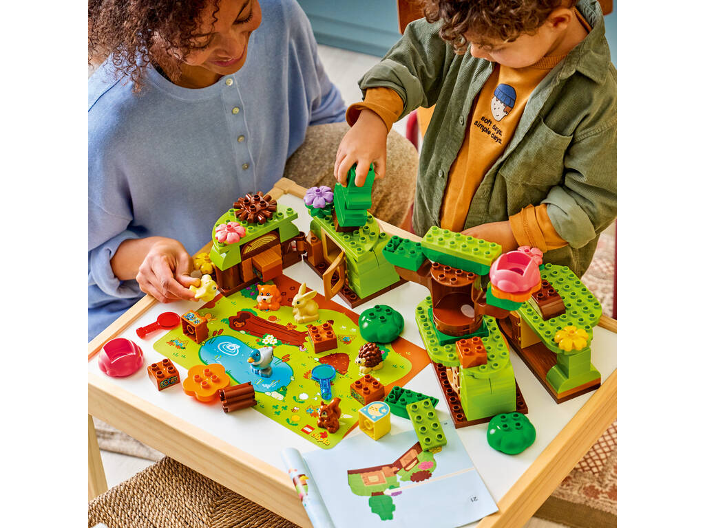 Lego Duplo Bosque de los Descubrimientos con Animales Salvajes