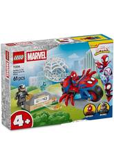 Lego Marvel Spidey en Su Moto vs Rino