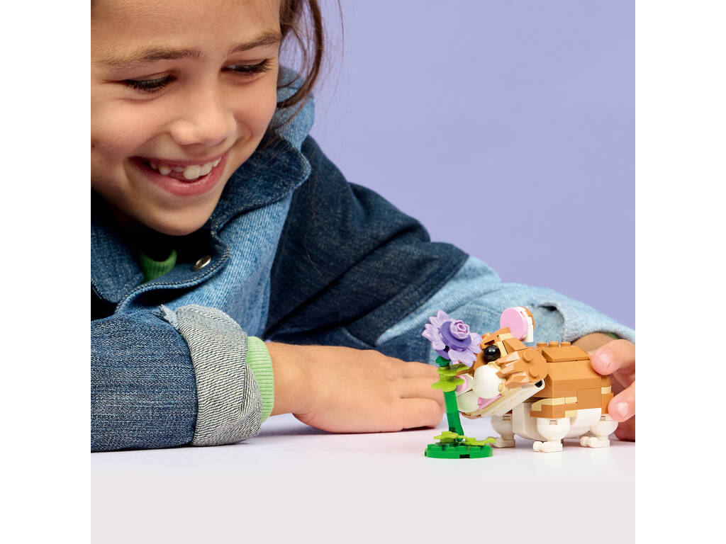 Lego Creator 3 en 1 Lindo Hámster con Flor