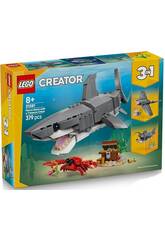 Lego Creator 3-in-1 Wildes Hai mit Schatztruhe