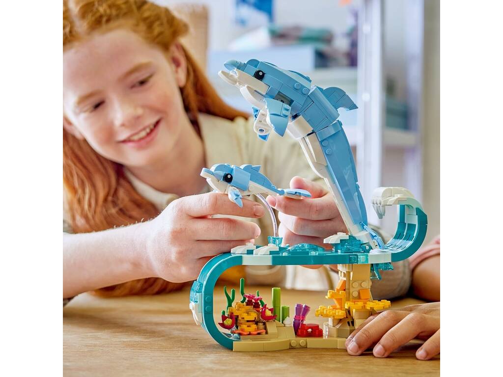 Lego Creator 3 in 1 Animali marini: Bellissimi delfini