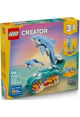 Lego Creator 3 en 1 Animaux marins : De magnifiques dauphins