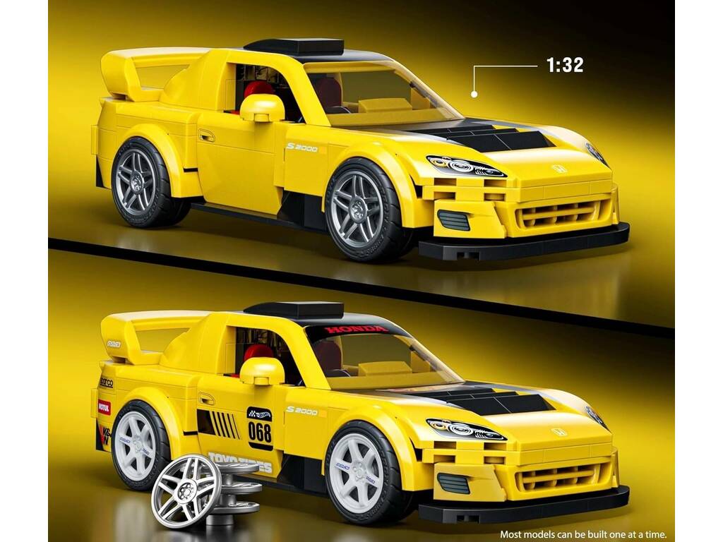 Hot Wheels Speed Series Mattel Brick Shop 07 Honda S2000 de 257 Peças
