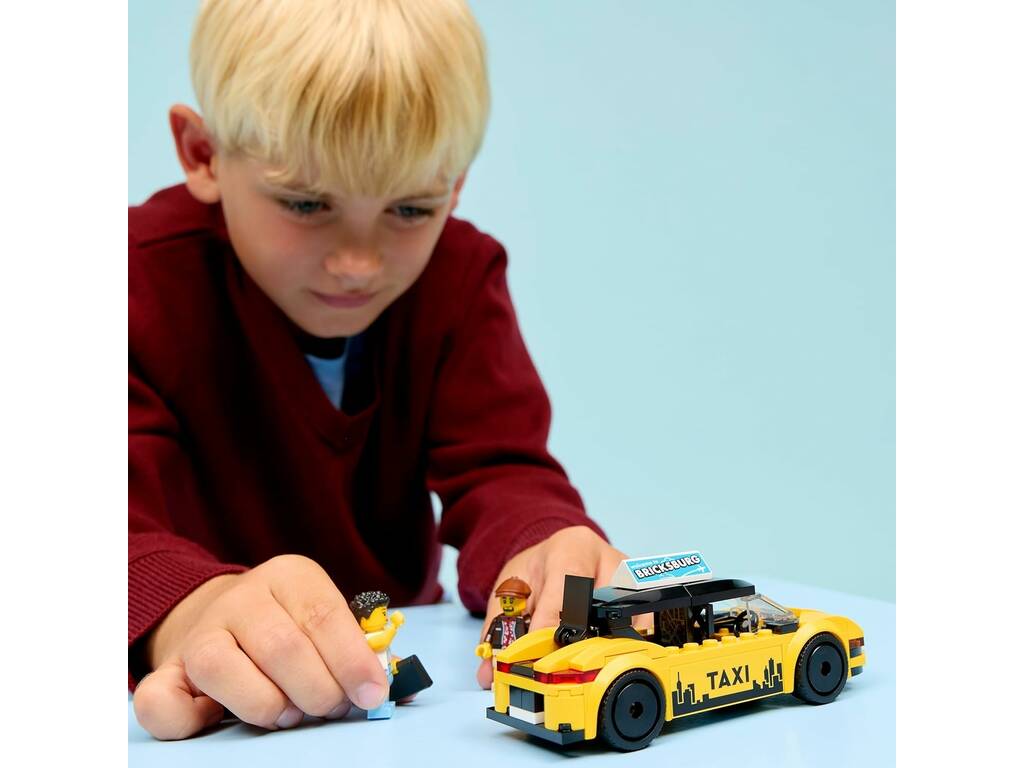 Lego City Taxi giallo