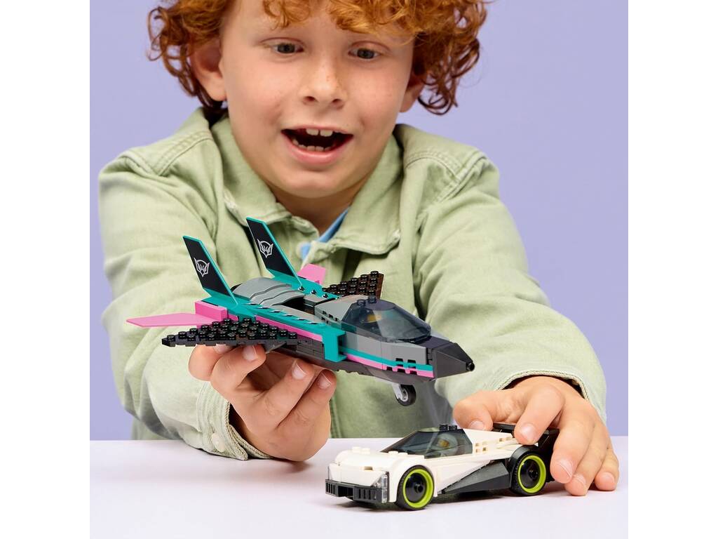 Lego City Jet vs Auto