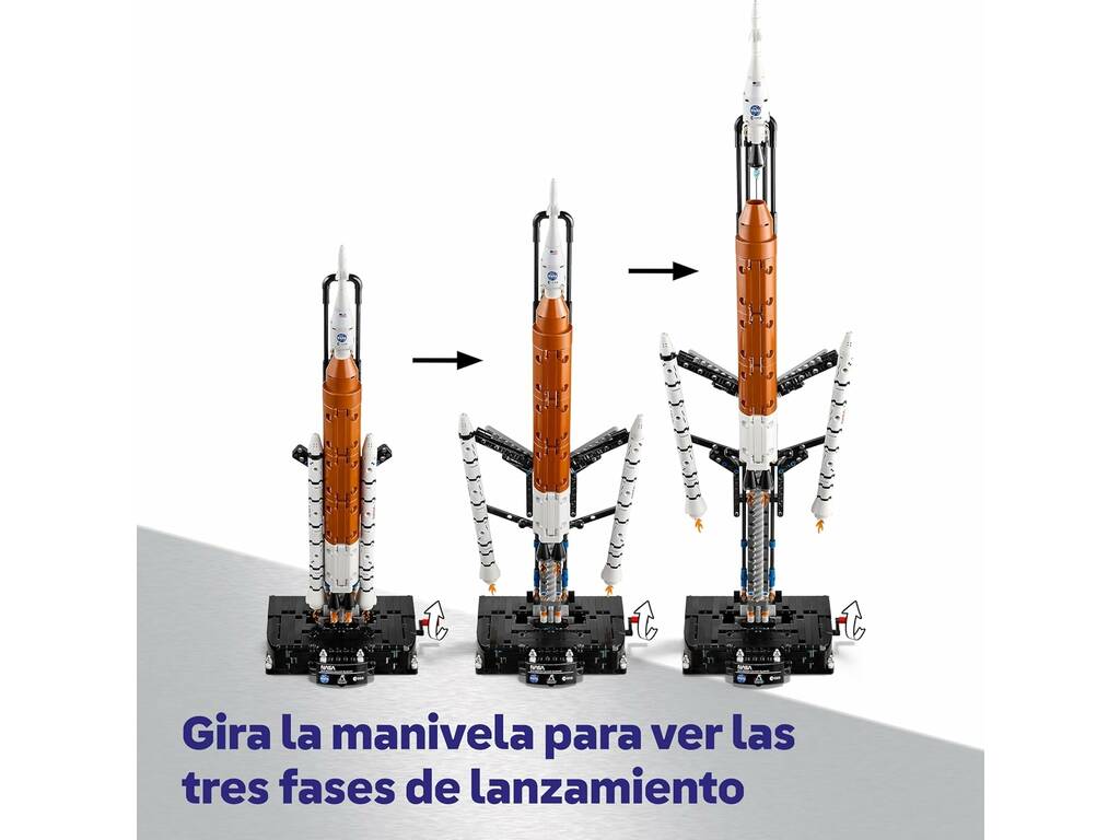 Lego Technic Space Razzo del sistema di lancio spaziale NASA Artemis