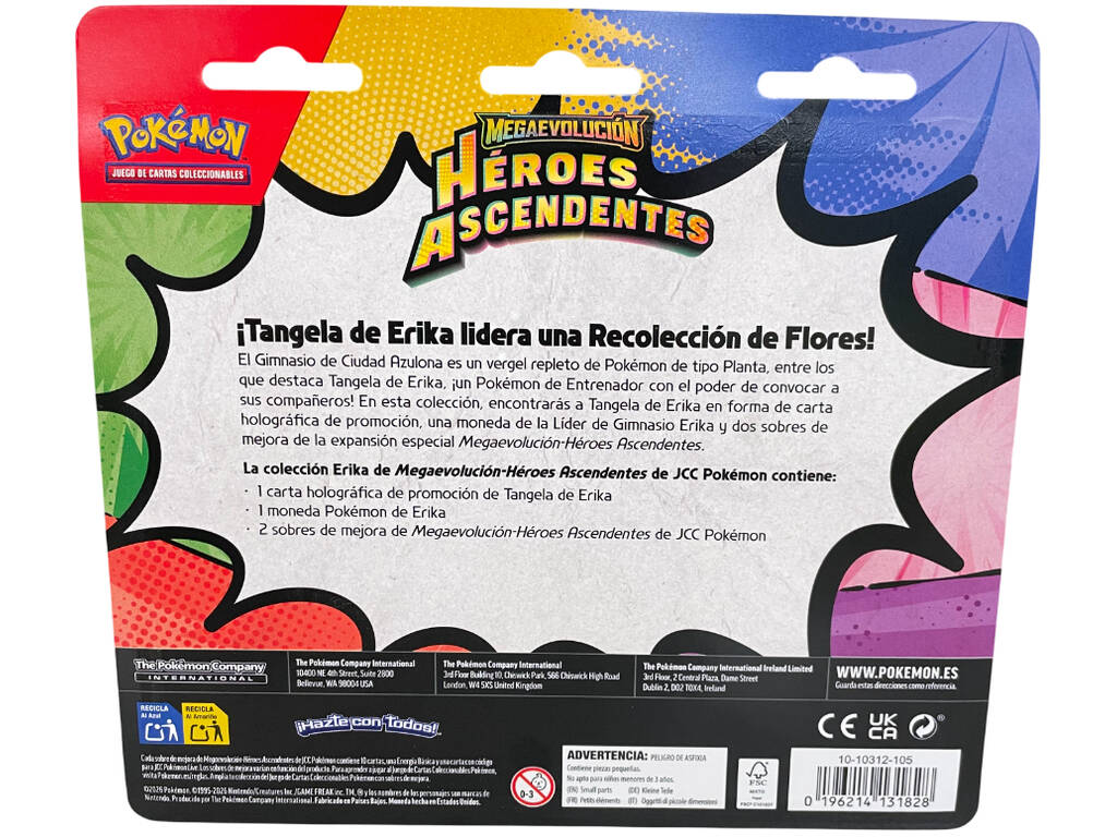 Pokémon TCG Megaevolución Héroes Ascendentes Blíster Entrenador Pokémon