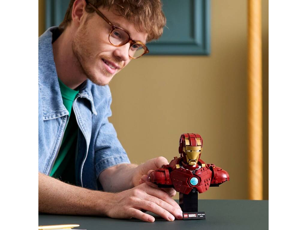 Lego Marvel Busto di Iron Man MK4