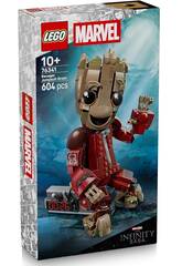 Lego Marvel Groot con costume da saccheggiatore