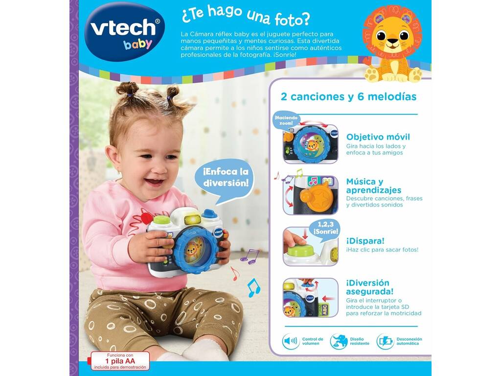 Fotocamera reflex Baby Foto e Ricordi con luci e suoni