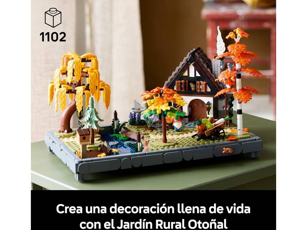 Lego Icons Giardino rurale autunnale