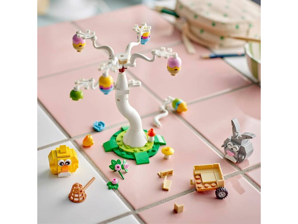 Lego Caccia alle uova di Pasqua del coniglio e del pulcino