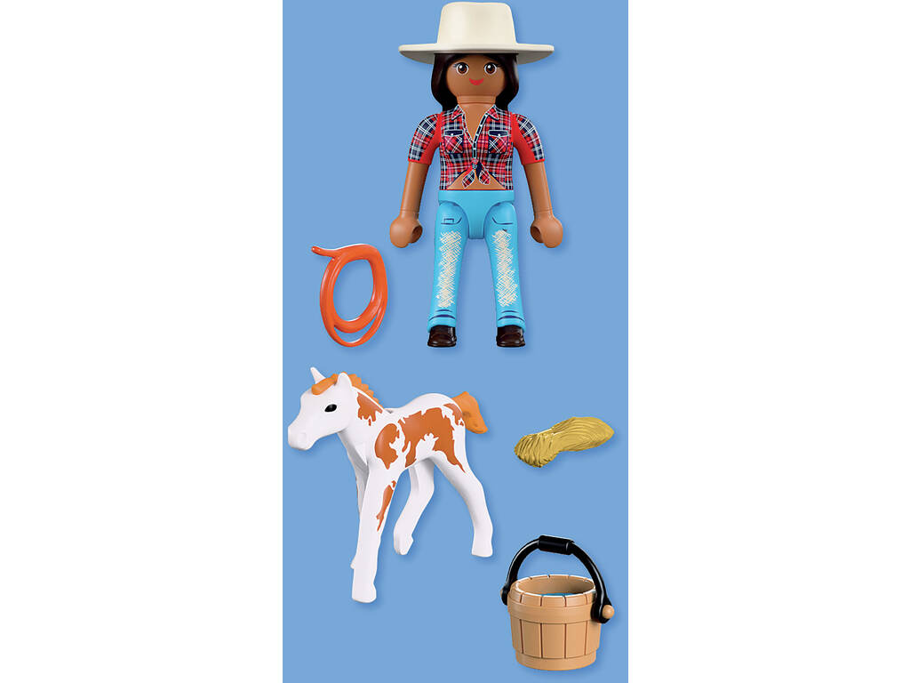 Playmobil Duopack Cavaleira com Cavalo