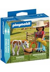 Playmobil Duopack Cavaliere con cavallo