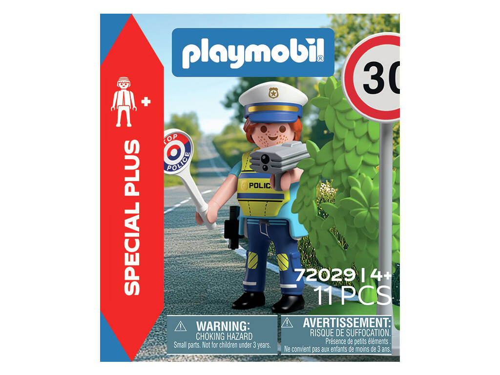Playmobil Special Plus Figura Polícia com Radar de Velocidade