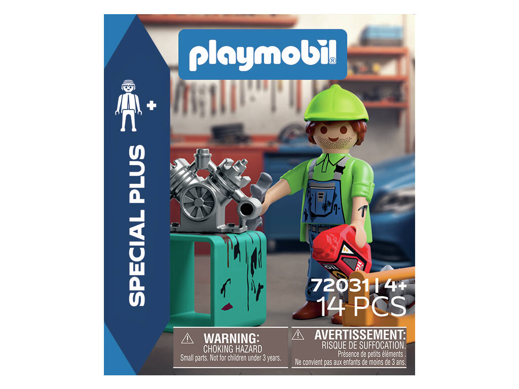 Playmobil Special Plus Figura Mecânico de Carros com Acessórios